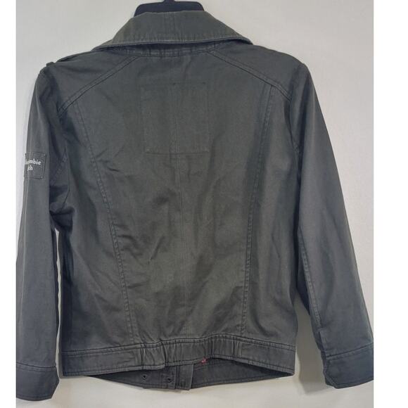 Abercrombie & Fitch Jacket Womens Large Military Boho Grunge Cottagecore Punk - Picture 5 of 10